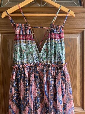 Ina Multicolor Floral Print Maxi Dress